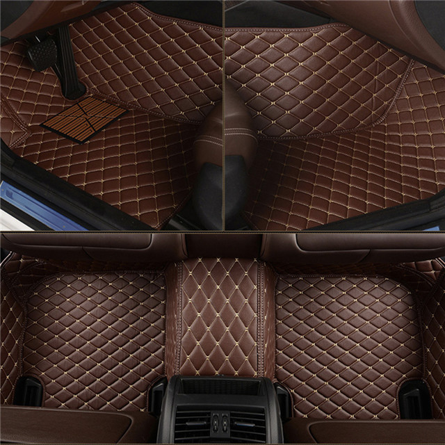 TAPIS de sol de voiture personnalisés en cuir