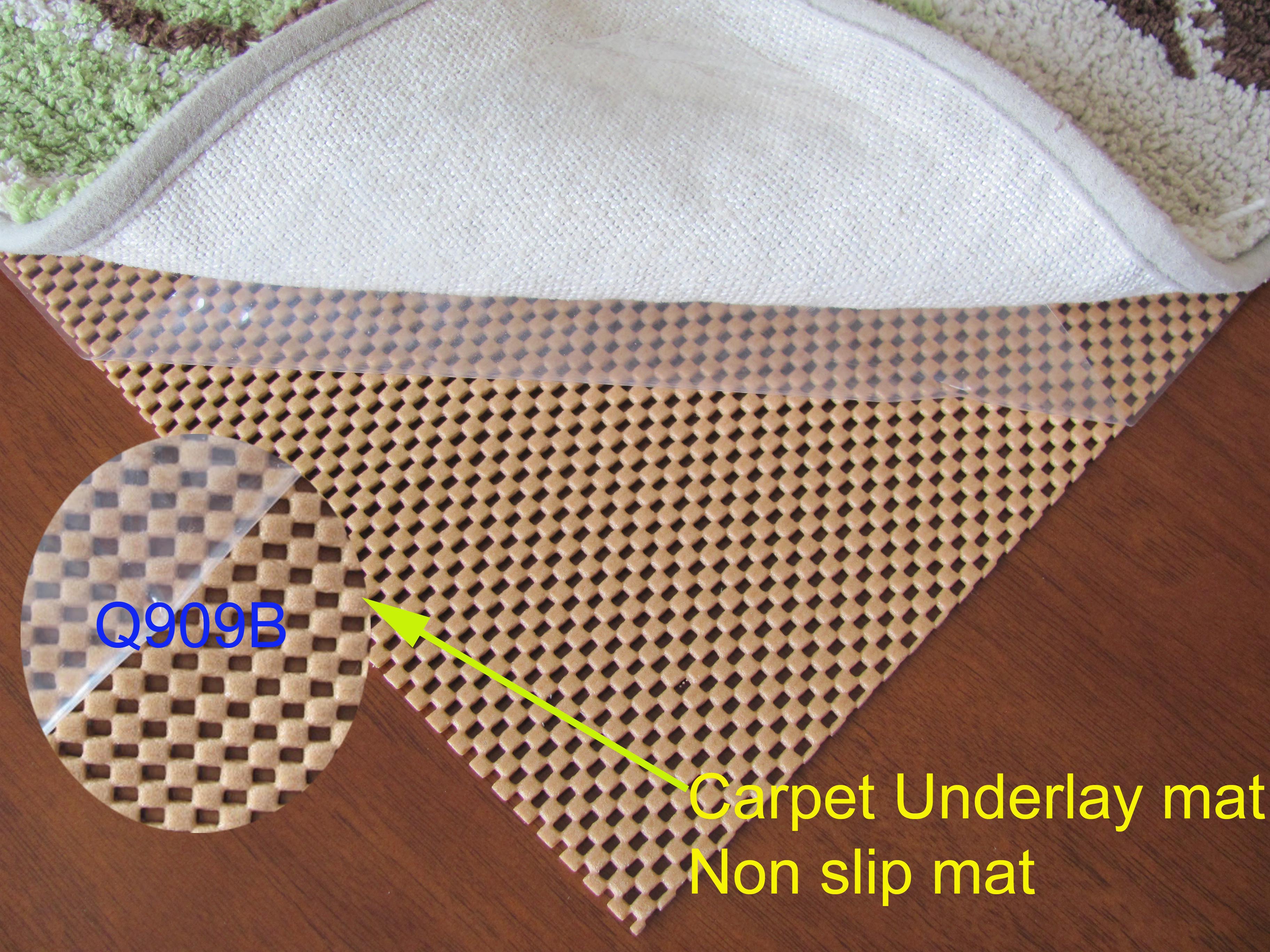 Coussin pour empêcher le tapis de glisser, sous-tapis en PVC